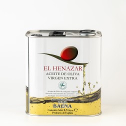 El Henazar A.O.V.E caja 6 latas 2,5 litros