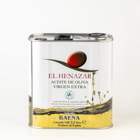 El Henazar A.O.V.E caja 6 latas 2,5 litros